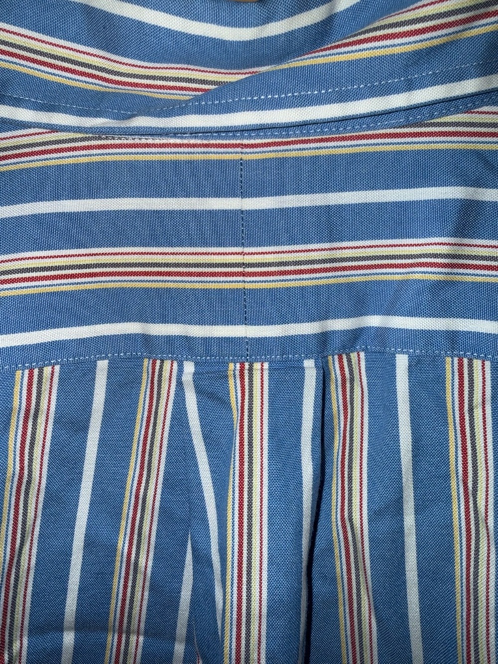Polo by Ralph Lauren Blue Striped Button-Down Shirt large - Picture 6 of 6